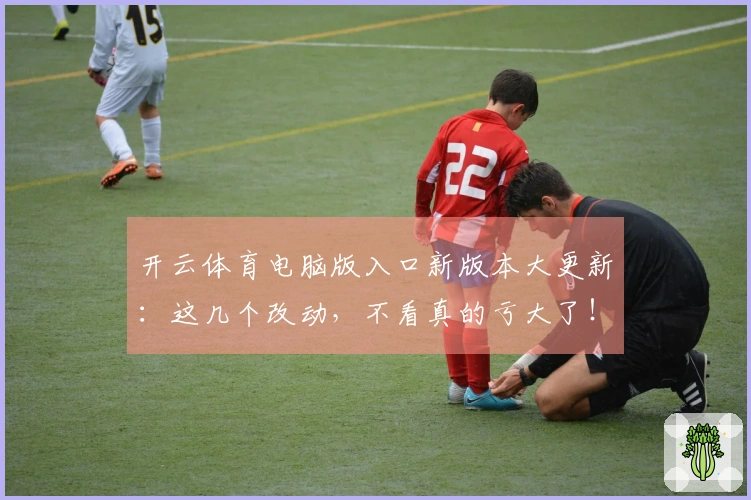 开云体育电脑版入口新版本大更新：这几个改动，不看真的亏大了！