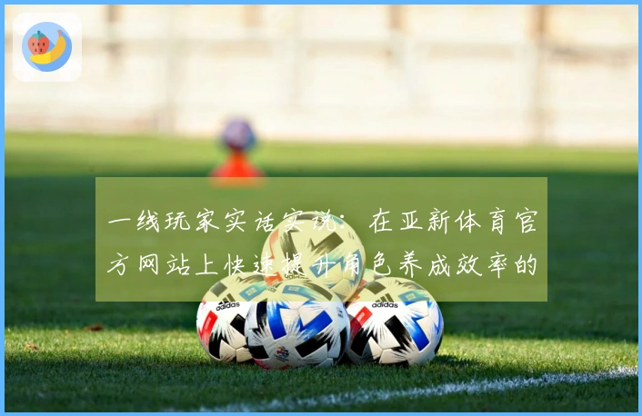 一线玩家实话实说：在亚新体育官方网站上快速提升角色养成效率的独门秘籍